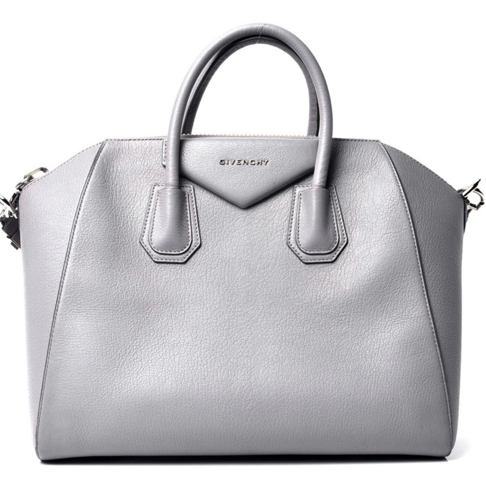 Givenchy Medium Antigona Grey Leather Satchel